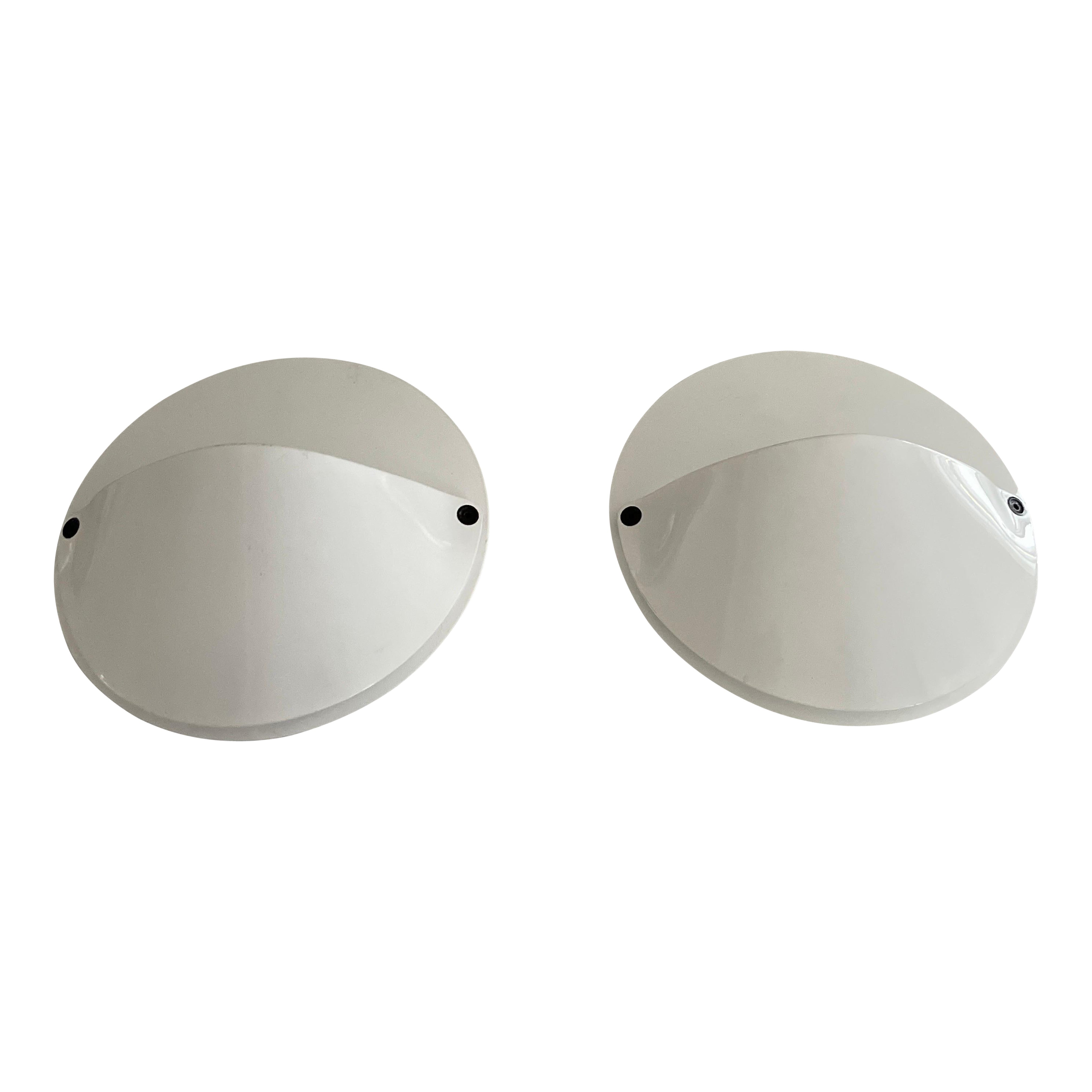 Coppia di lampade da parete Model "Giovi" di Achille Castiglioni per Flos, anni '70, Italia