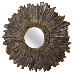 A pewter mirror