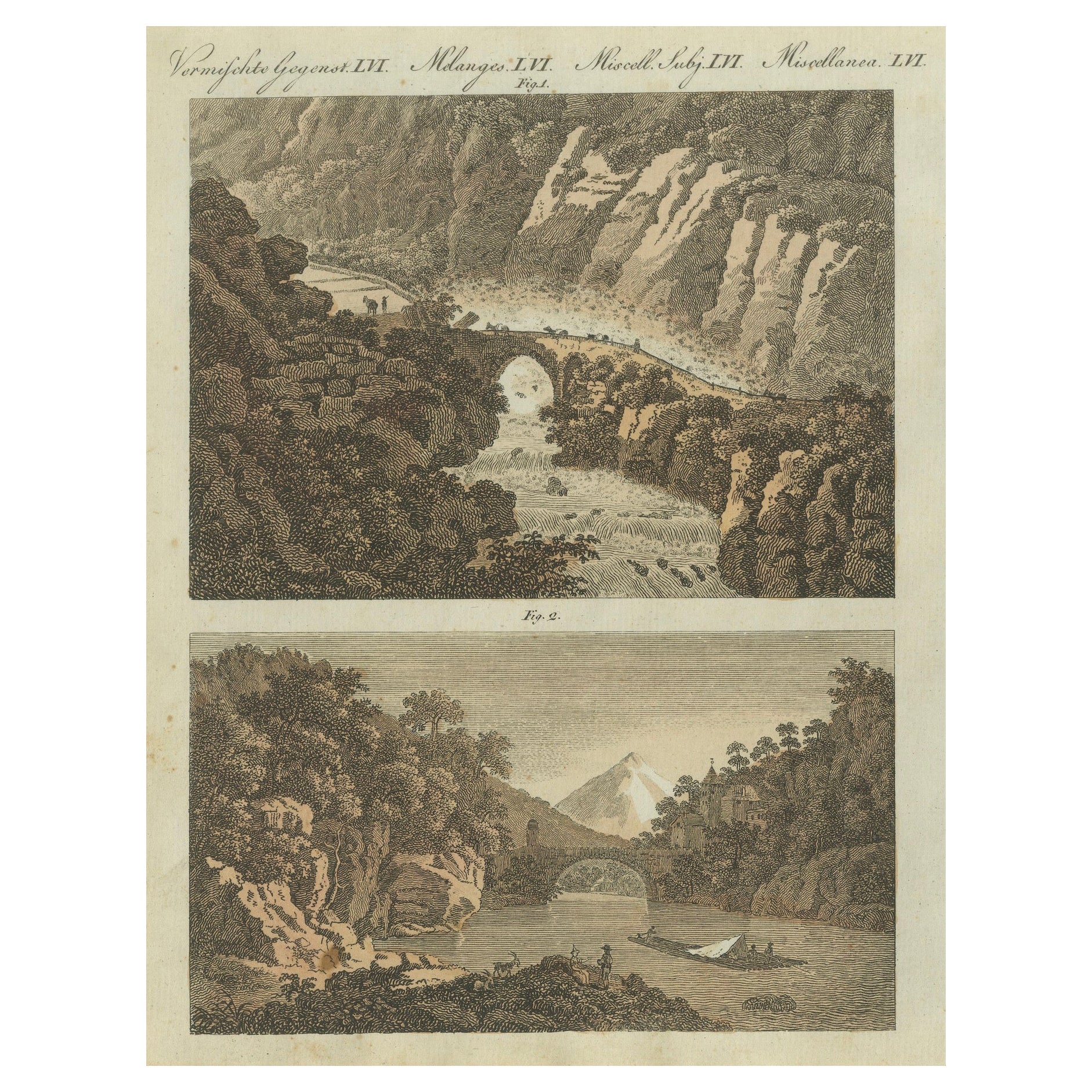 Il Ponte del Diavolo al Passo del Gottardo e il Ponte del Rodano del XII secolo a St. Maurice