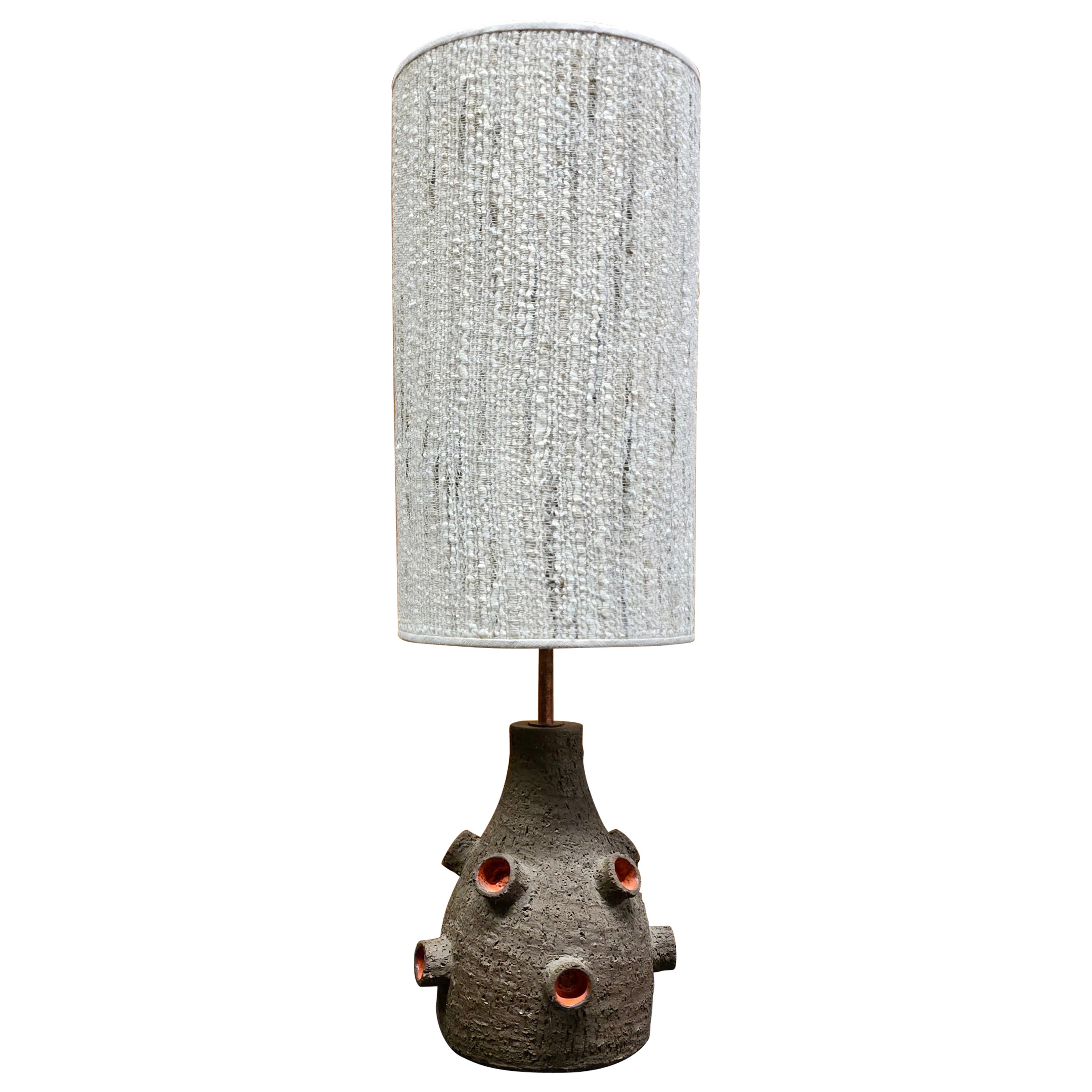 Ceramic Table Lamp Made in Denmark For Sale