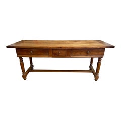Antique Cherrywood console / serving table