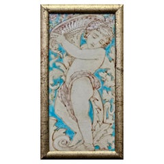 Antique Tile Putto, Mintons, Hollins, & Co. C. 1880