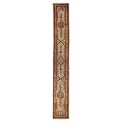 Tapis persan Sarab - Laine ivoire rouge 10605