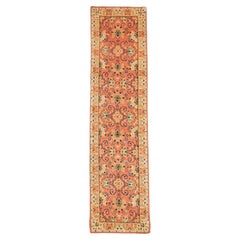 Persian Sarouk Runner Rug Circa 1990 - 10849
