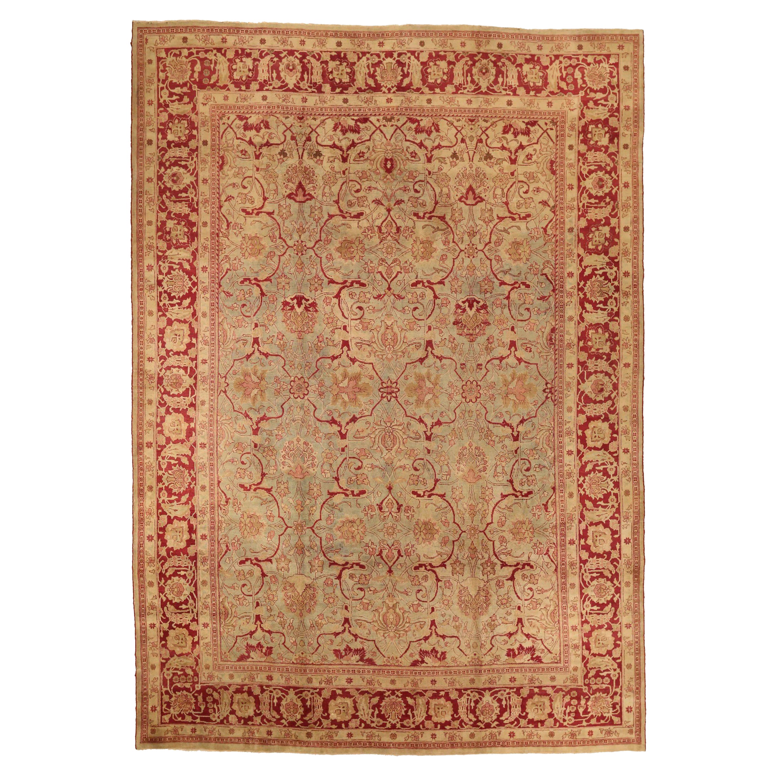 Persian Mashad Area Rugs - 51974 For Sale