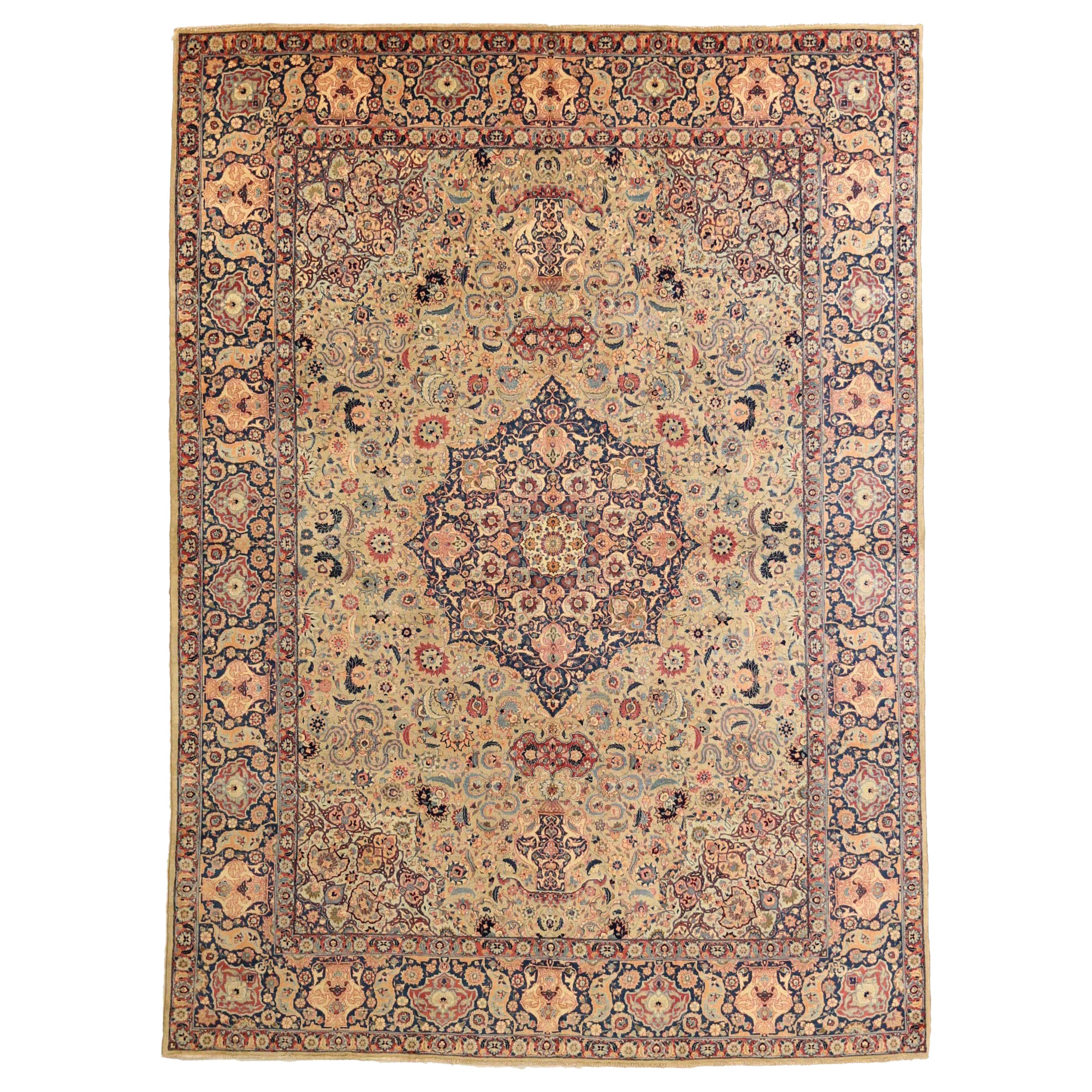 Persian Tehran Area Rugs Circa 1880 - 52037