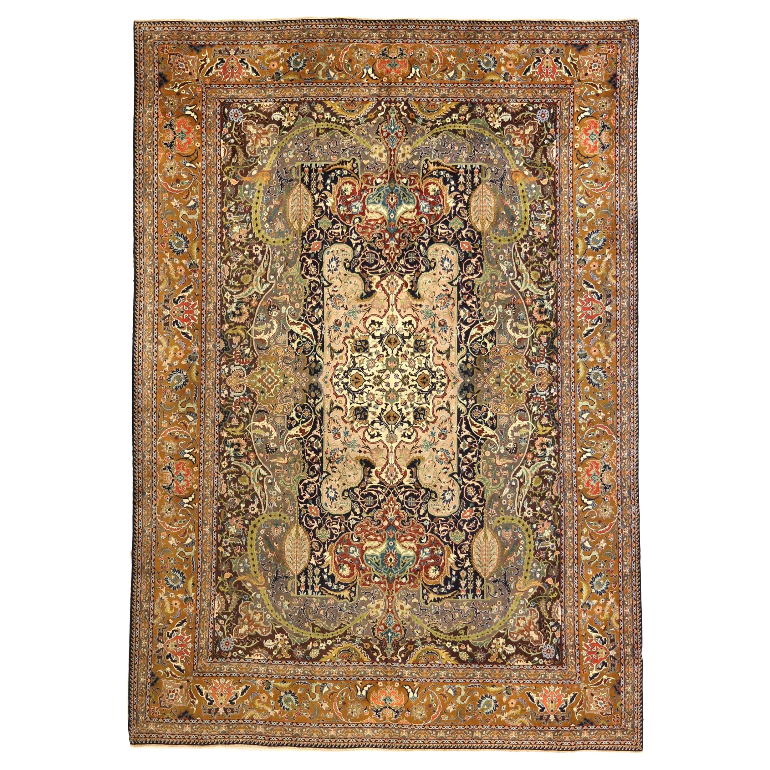 Alfombras persas de Tabriz Circa 1880 - 54144