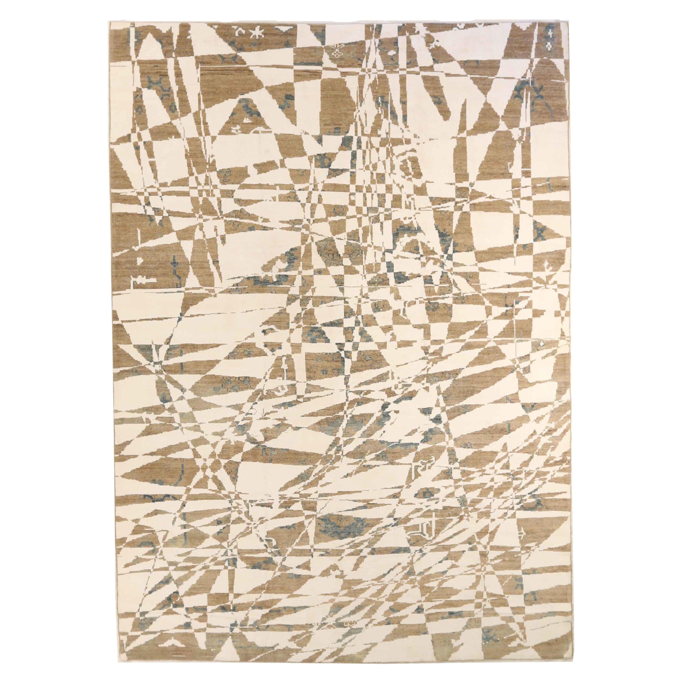 Tapis persans Oushak vers 1990 - 67666