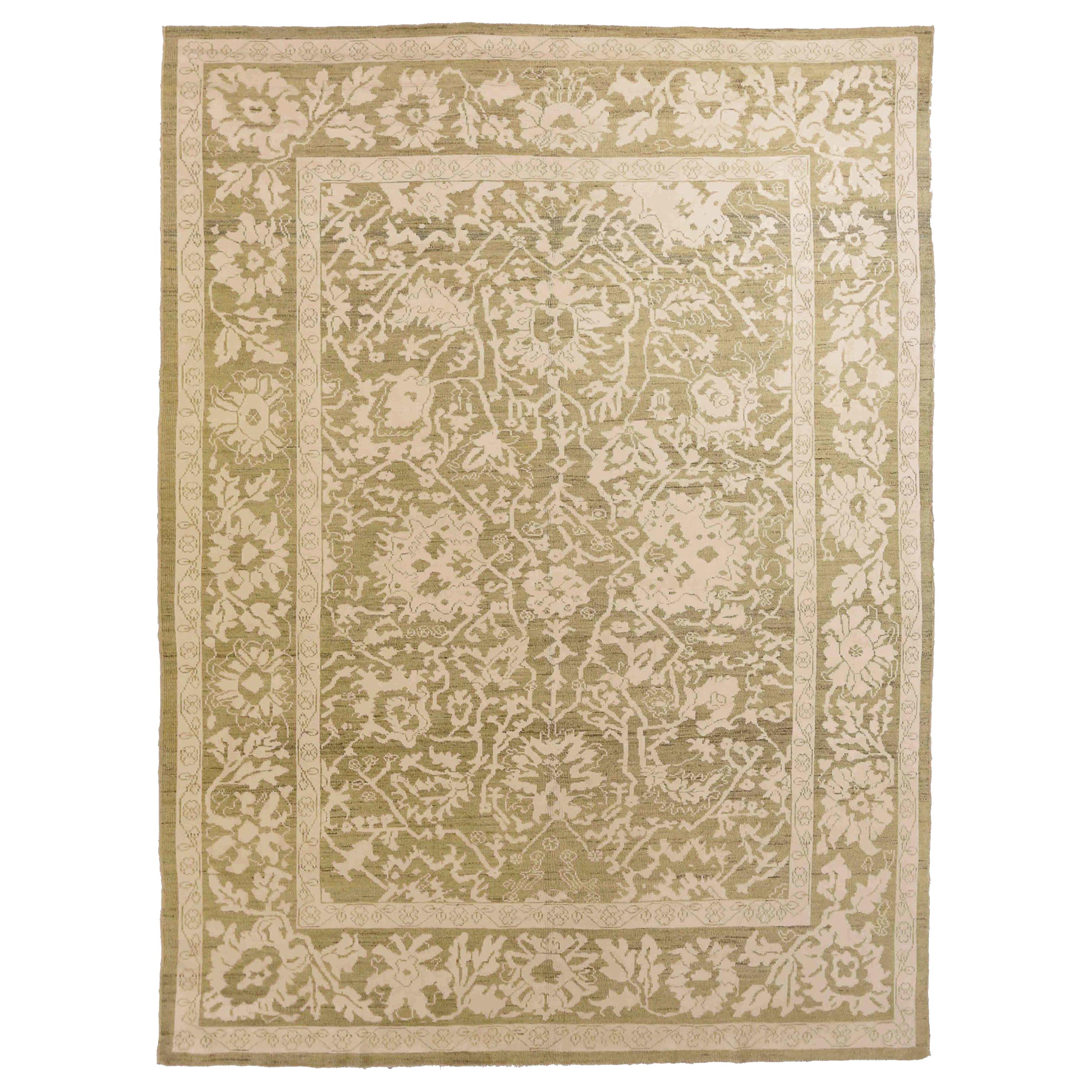 Tapis persans Oushak vers 1990 - 67681