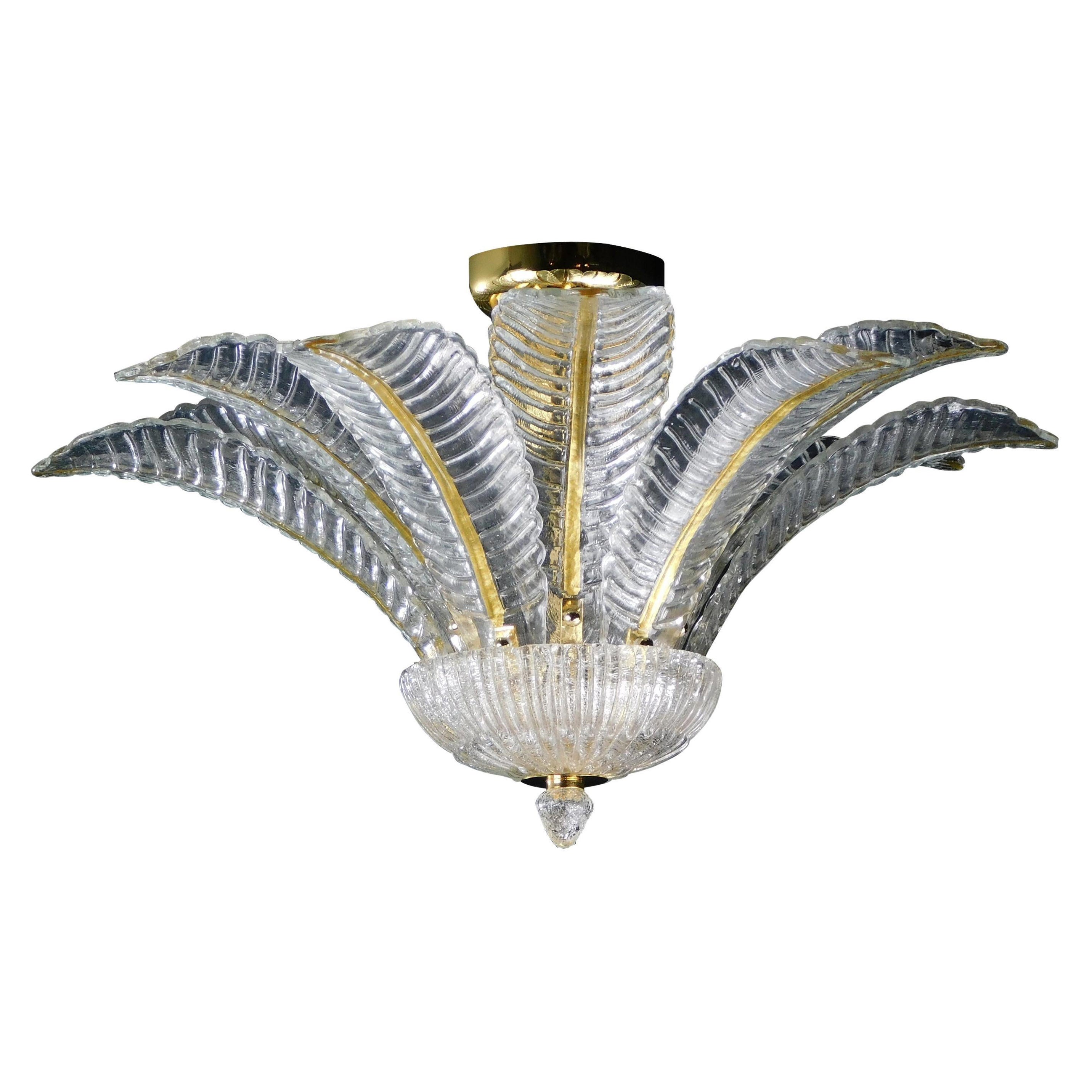 Gold Felci Flushmount by Fabio Ltd