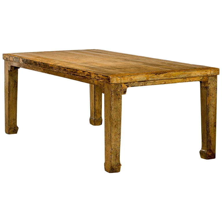 Dining Table with Thick Original Lacquer For Sale at 1stDibs thick lacquer, thick laquer