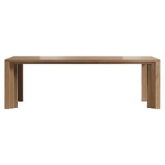 Monumental Dining Table in Solid Natural Light French Oak - Cadence by Mokko
