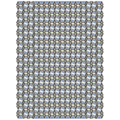 Tapis moderne Arletty personnalisé en laine avec motif géométrique par Apadana