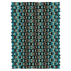 Modern Bamako Custom Wool Rug with Allover Pattern By Apadana