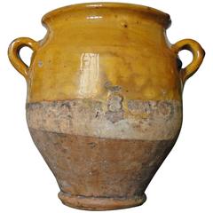 19th Century French Terracotta Confit Pot