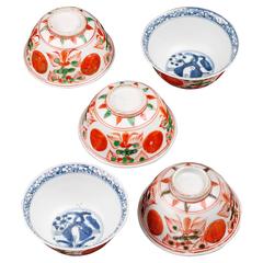 Five Bowls, circa 1540-1600, Ming Dynasty