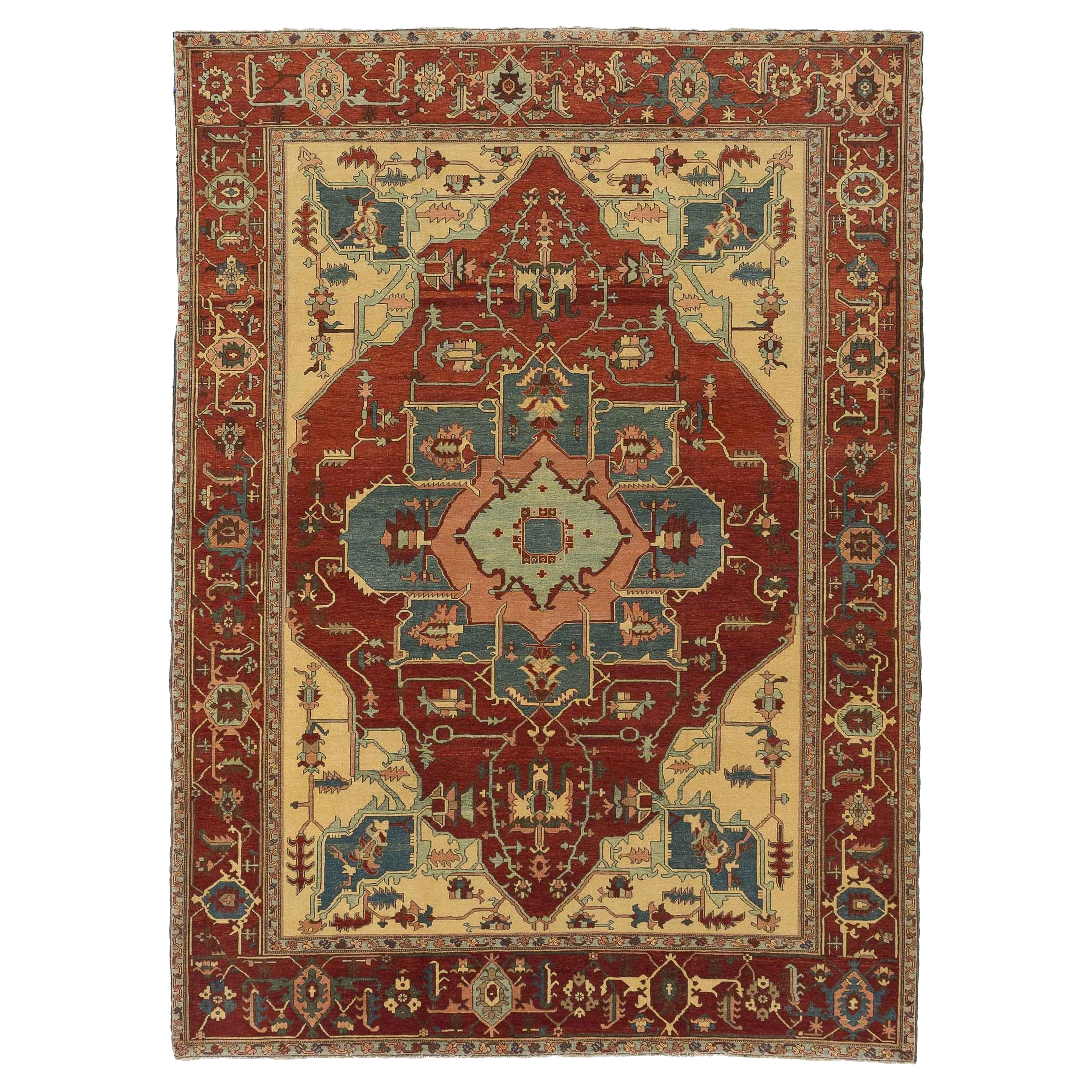 Serapi-Teppiche Circa 1990 - 13878 im Angebot