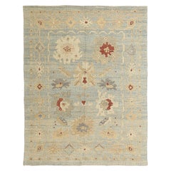 Oushak Area Rugs Circa 1990 - 13849