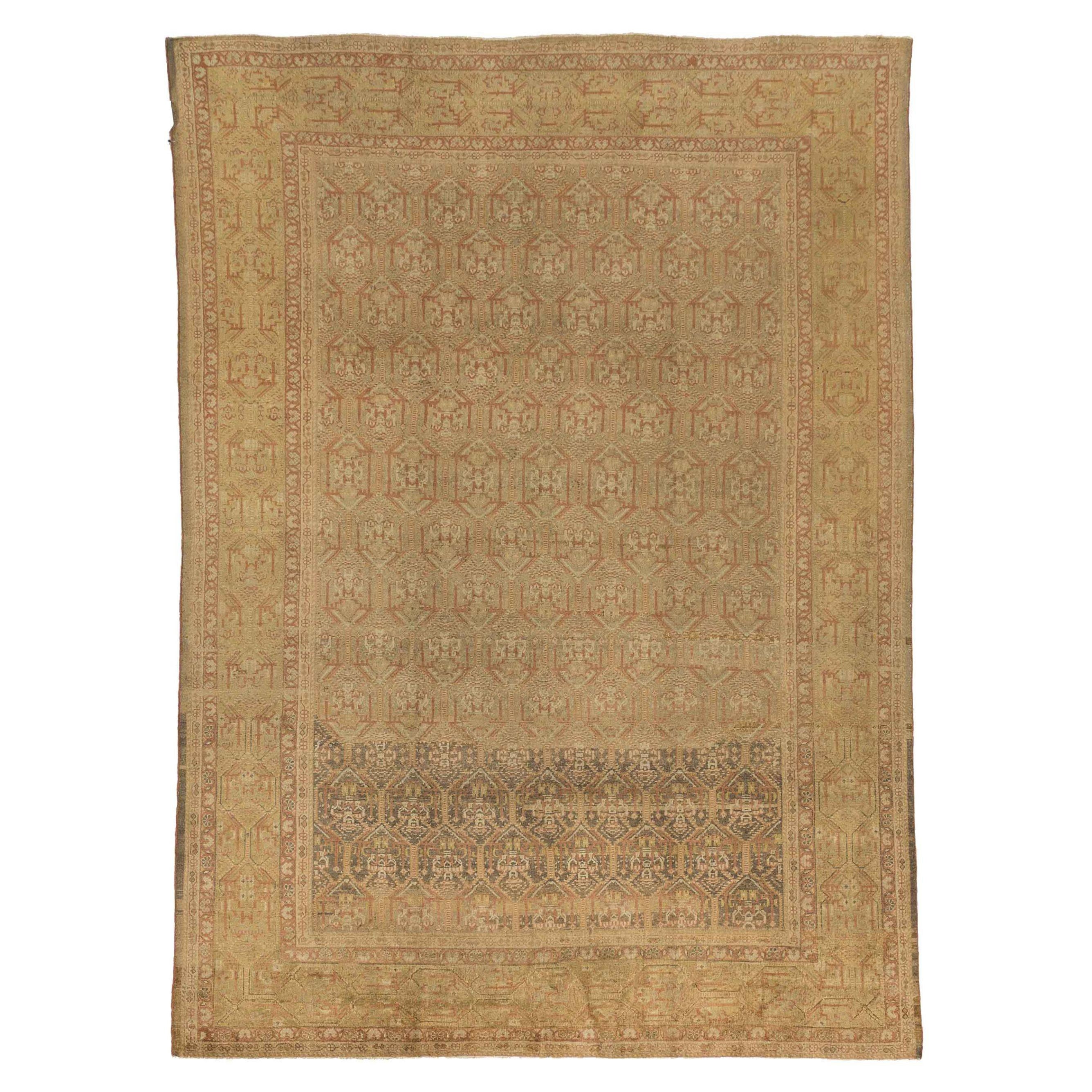 Tapis persans du Mahal - 13963t