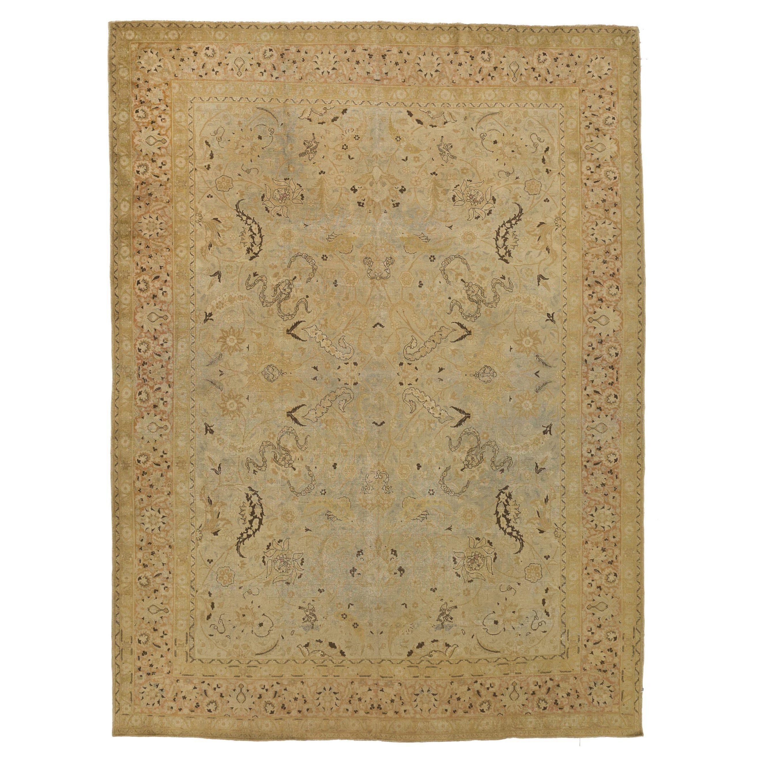 Tappeti persiani Tabriz Circa 1880 - 14038t