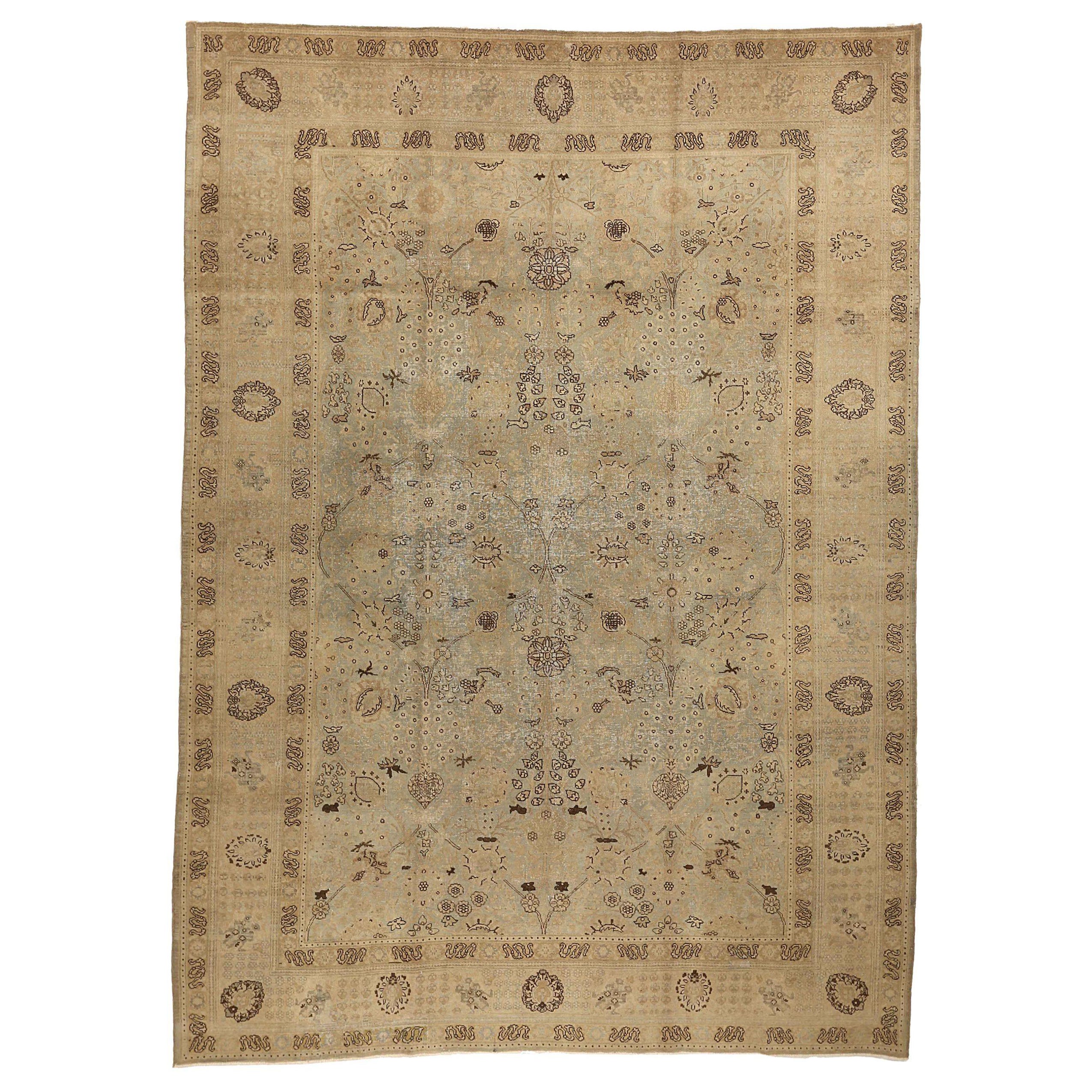 Tapis persans de Tabriz - 15025