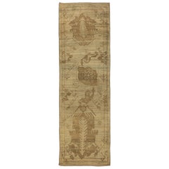 Oushak Runner Rug Circa 1990 - 15052