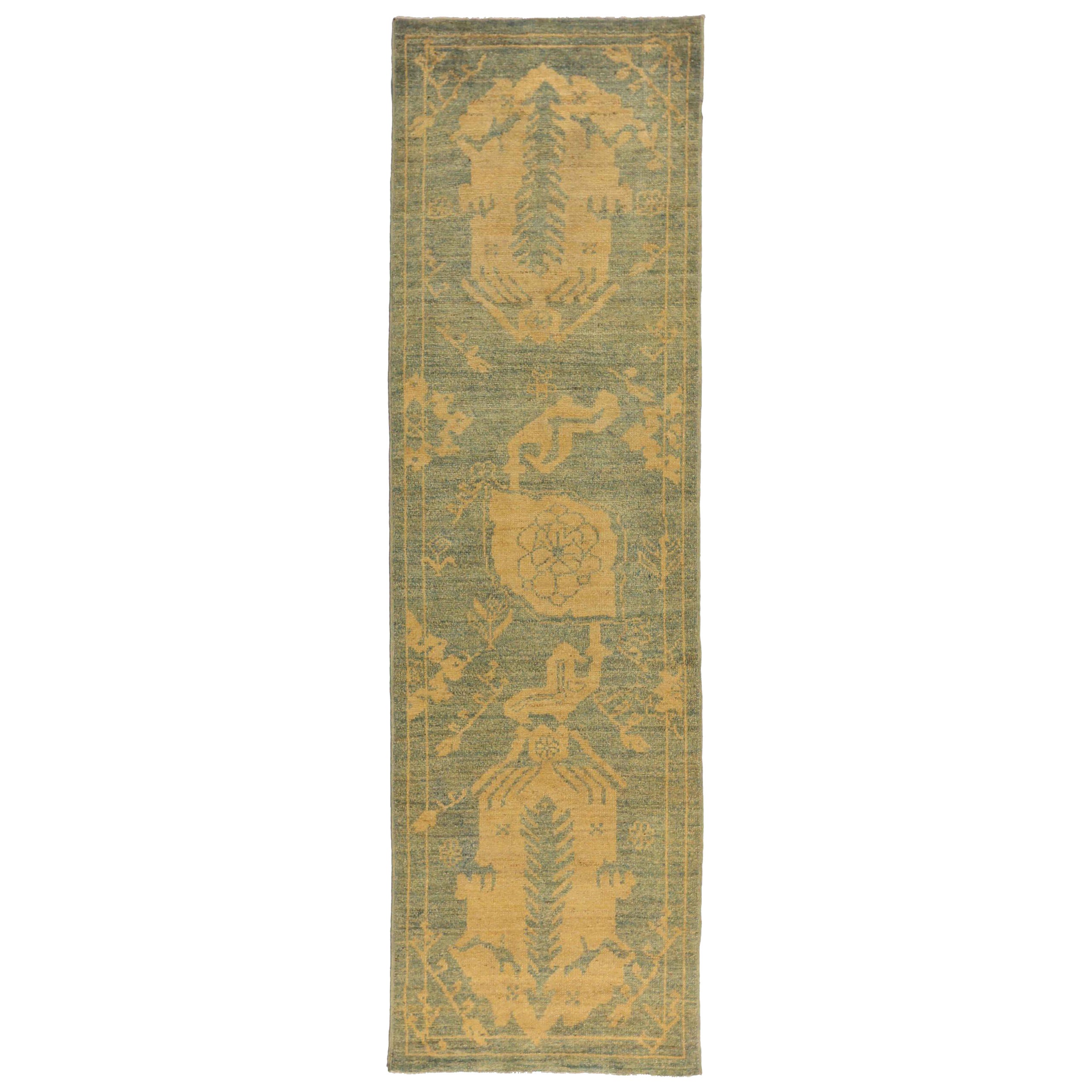 Tappeto Oushak Runner Circa 1990 - 15055