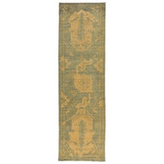 Oushak Runner Rug Circa 1990 - 15055