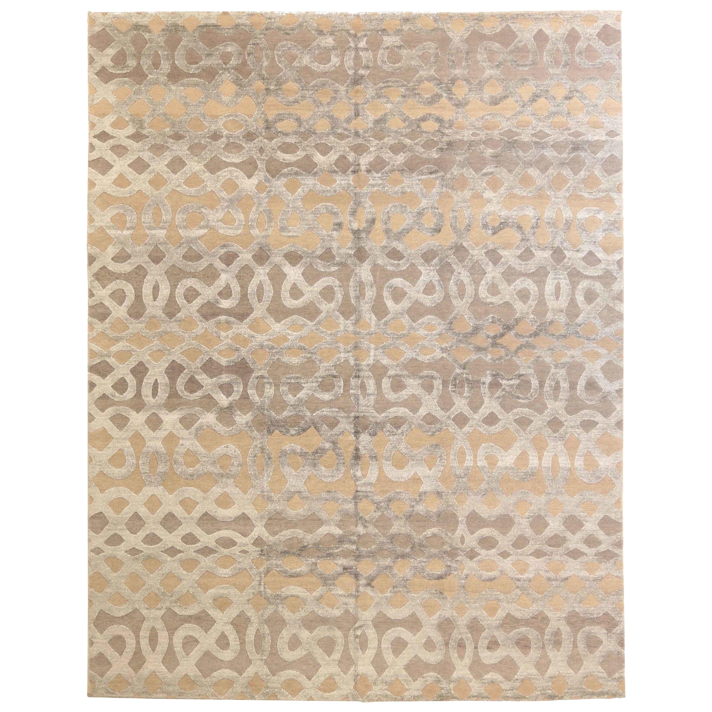 Nepal Modern Area Rugs Circa 1990 - 15156