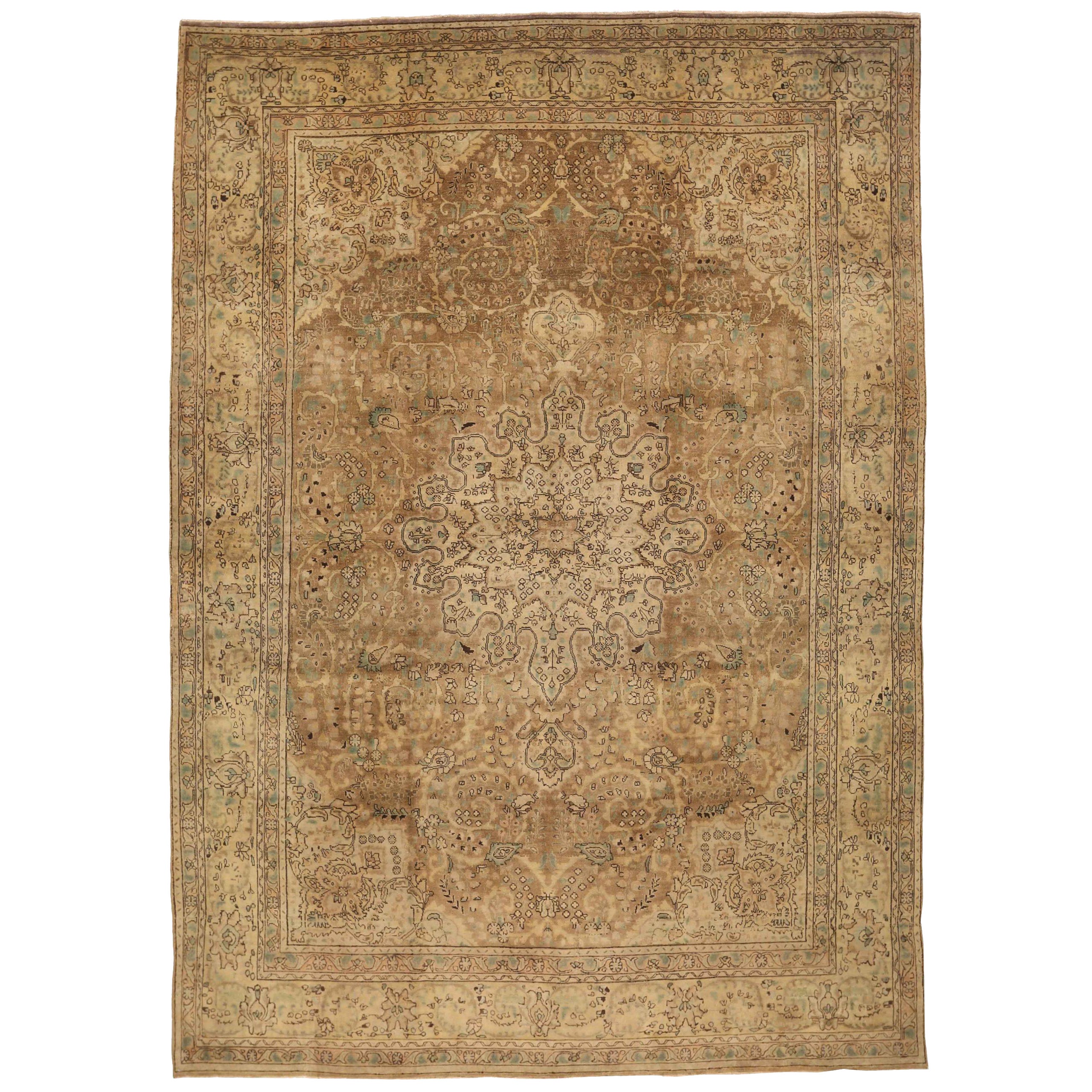 Persian Tabriz Area Rugs - 16155