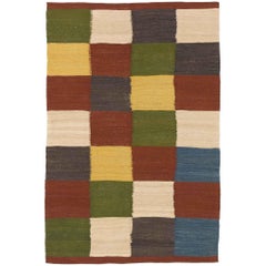 Persian Flat Weave Area Rugs Circa 1990 - 16132