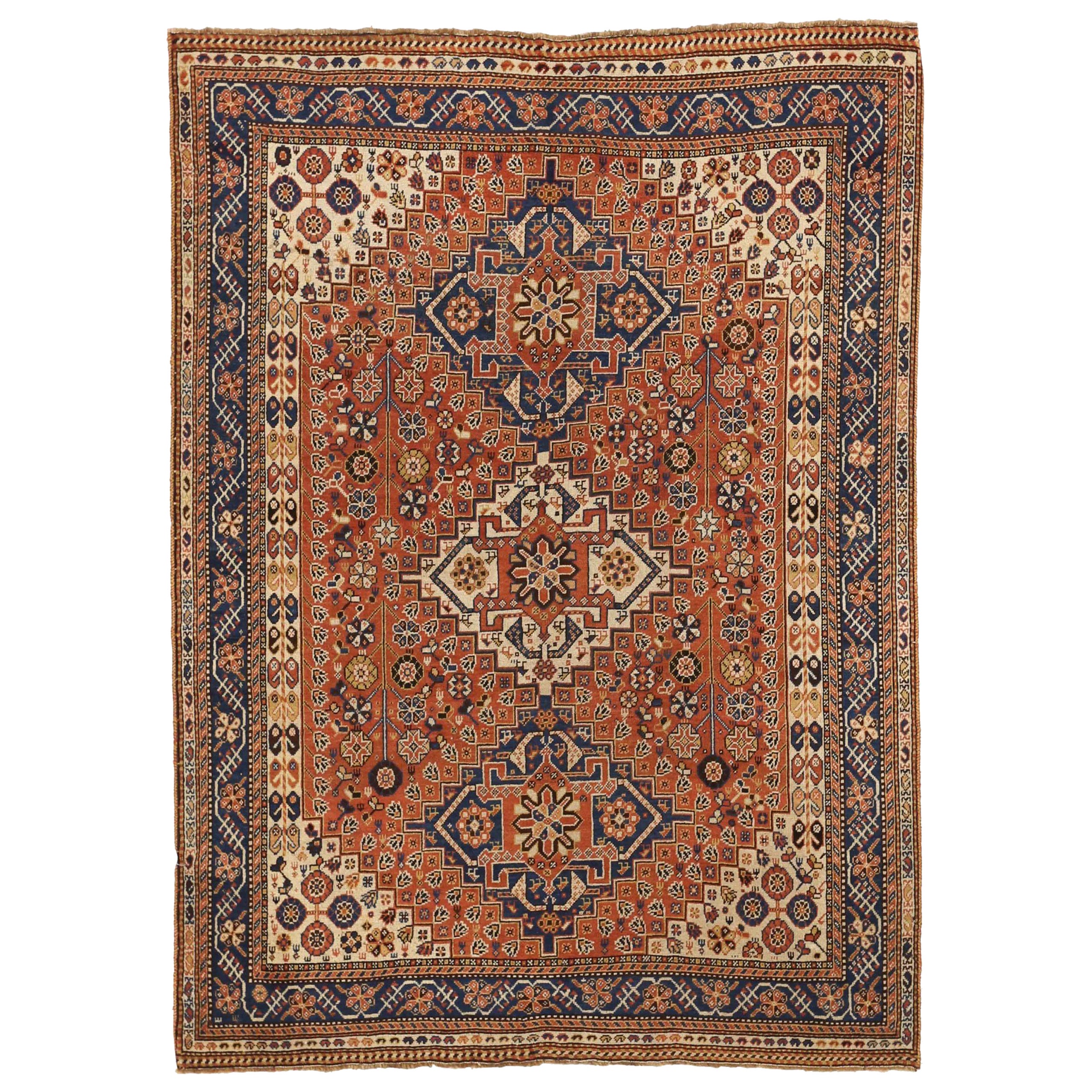 Persian Shiraz Area Rugs - 51891 For Sale