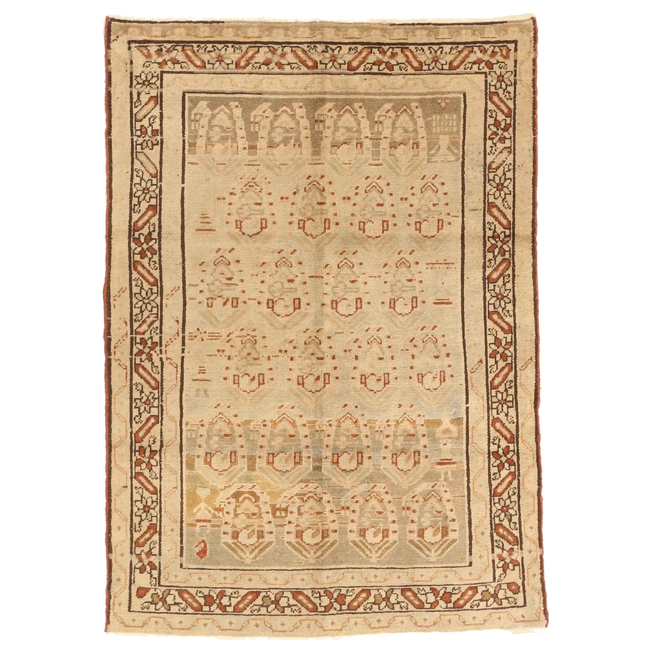 Tapis persan Malayer Circa 1880 - 51892