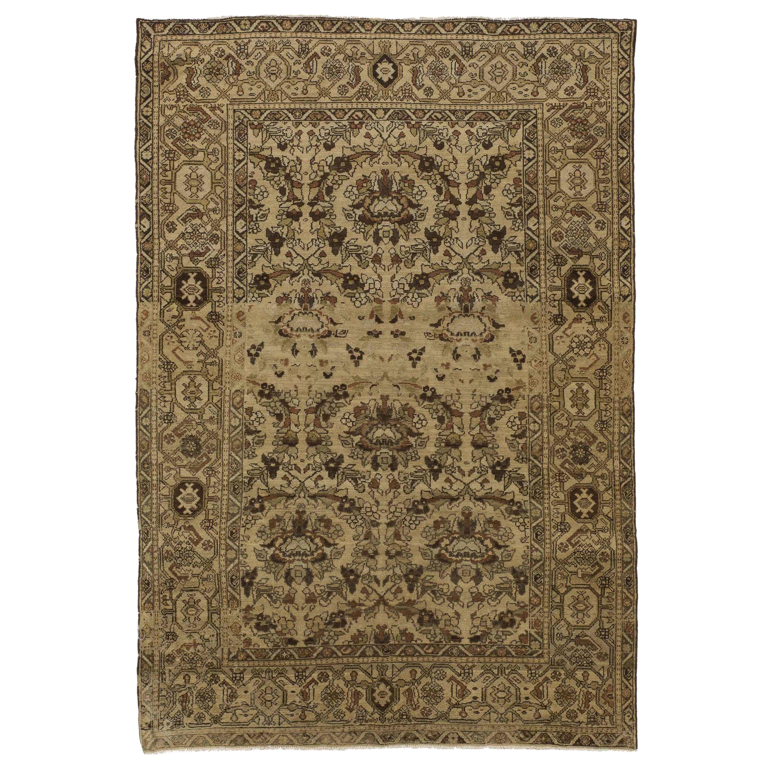 Tapis persan Malayer Circa 1880 - 51931