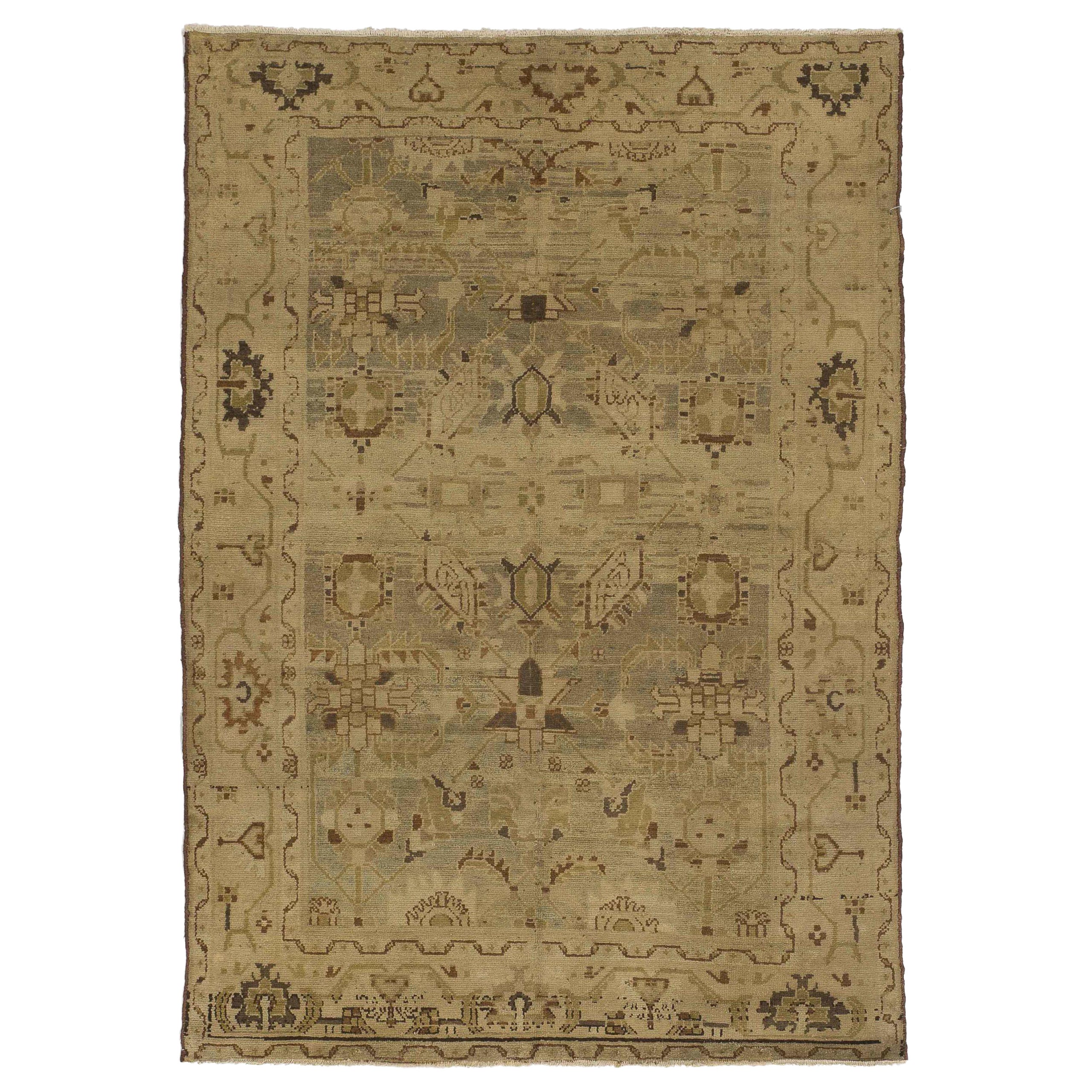 Tapis persan Malayer Circa 1880 - 51953 en vente