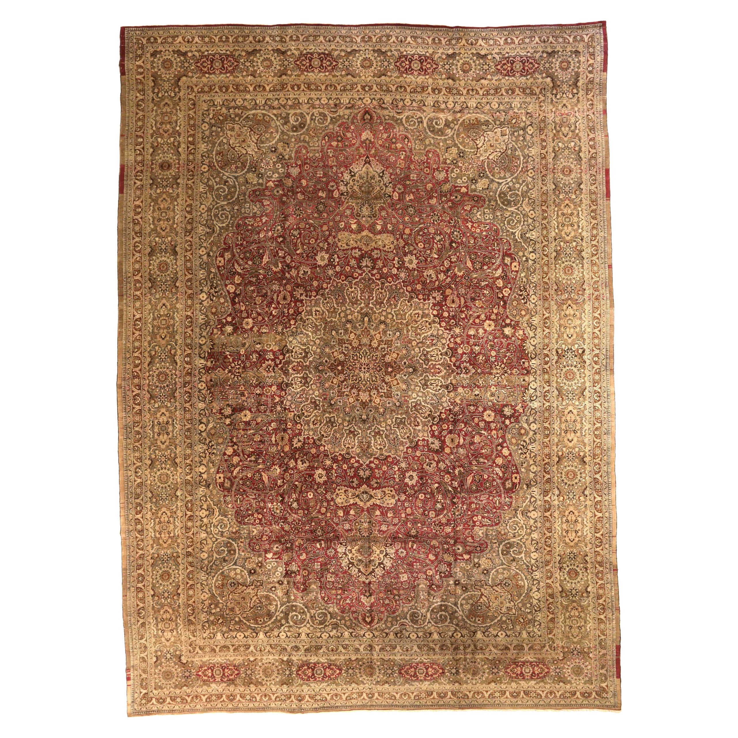 Tappeti persiani Mashad Circa 1880 - 53946