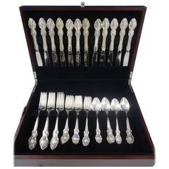 Old Virginia by Reed & Barton Sterling Silver Flatware Service for 12 Set 48 Pcs