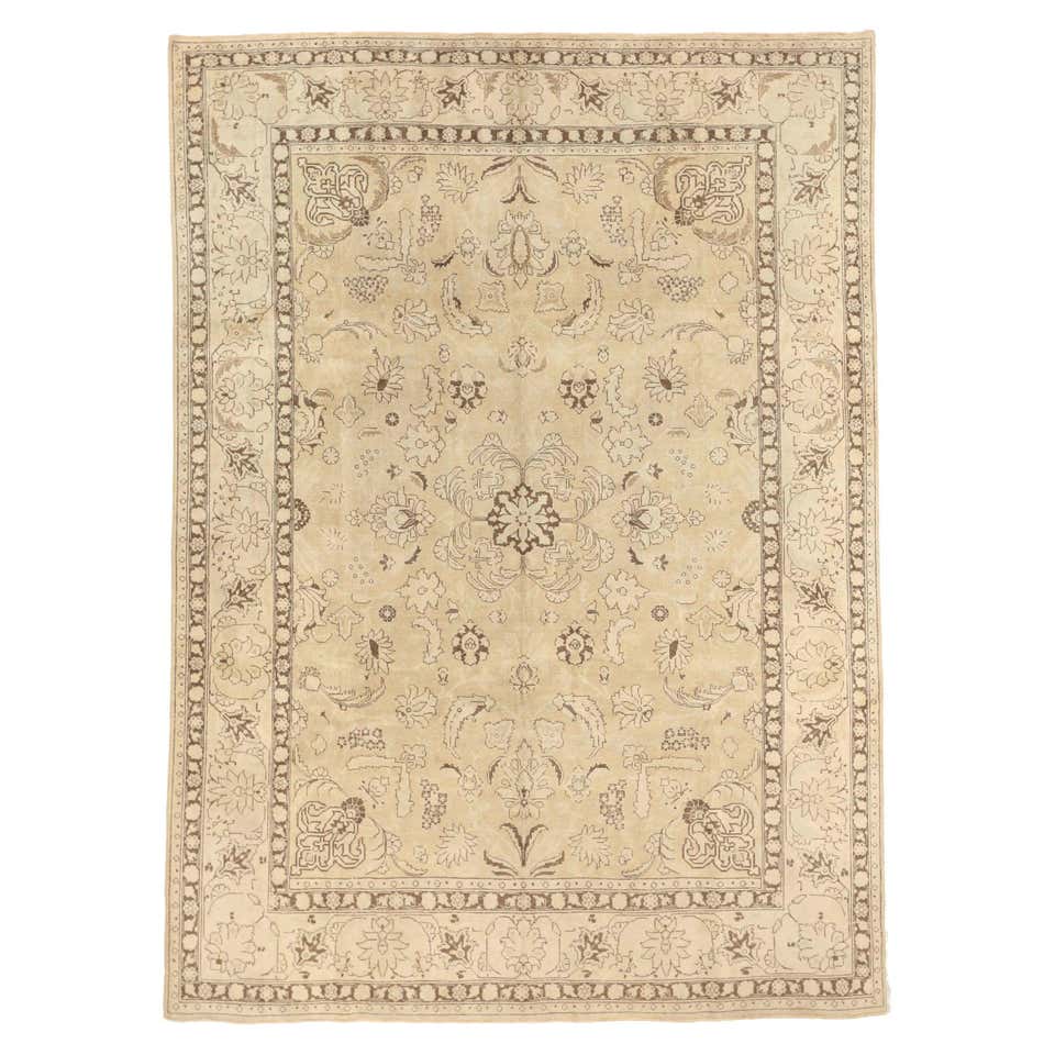 Persian Tabriz Area Rugs - 16060 For Sale at 1stDibs