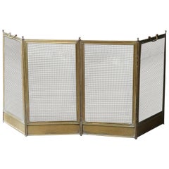 Bouhon Frères Fireplace Screen, Napoleon III Period, 19th Century