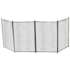 19th Century French Fireplace Screen, Napoleon III Period