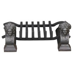 Grille de cheminée d'époque Napoléon III