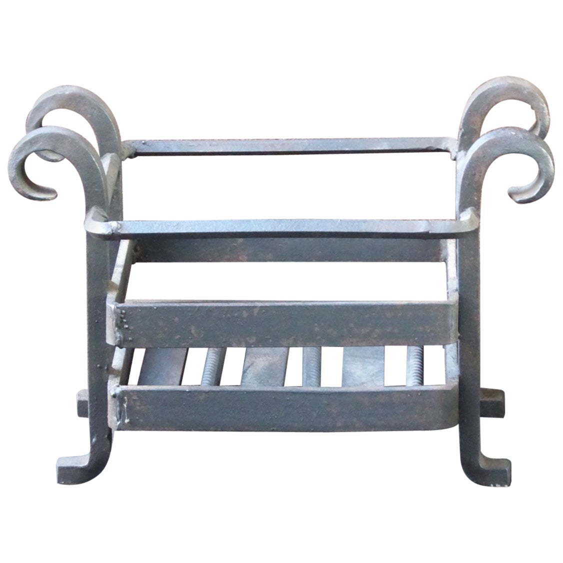 Grille de cheminée ou panier de cheminée de style victorien anglais, 20e siècle en vente