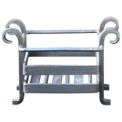 English Victorian Style Fireplace Grate or Fire Basket, 20th Century