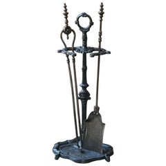 Juego de acompañamiento para chimenea victoriana del s. XIX
