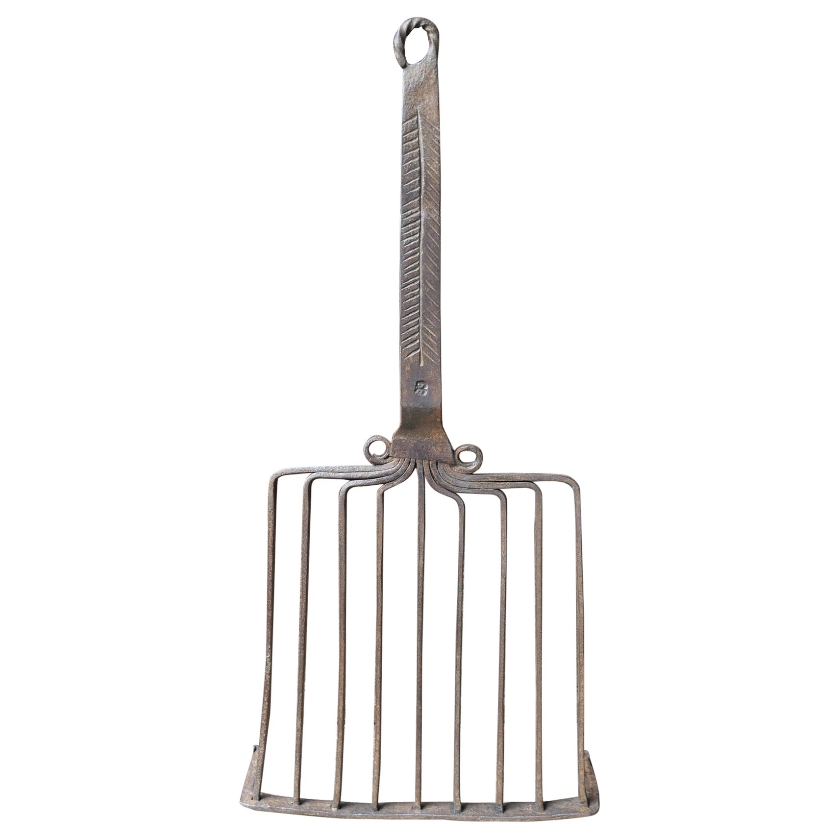 Gridiron français d'époque Louis XIV du 17ème siècle décoré