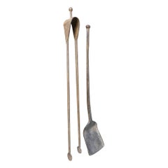 Utensilios Rústicos Franceses Neoclásicos para Chimeneas, Periodo Luis XV