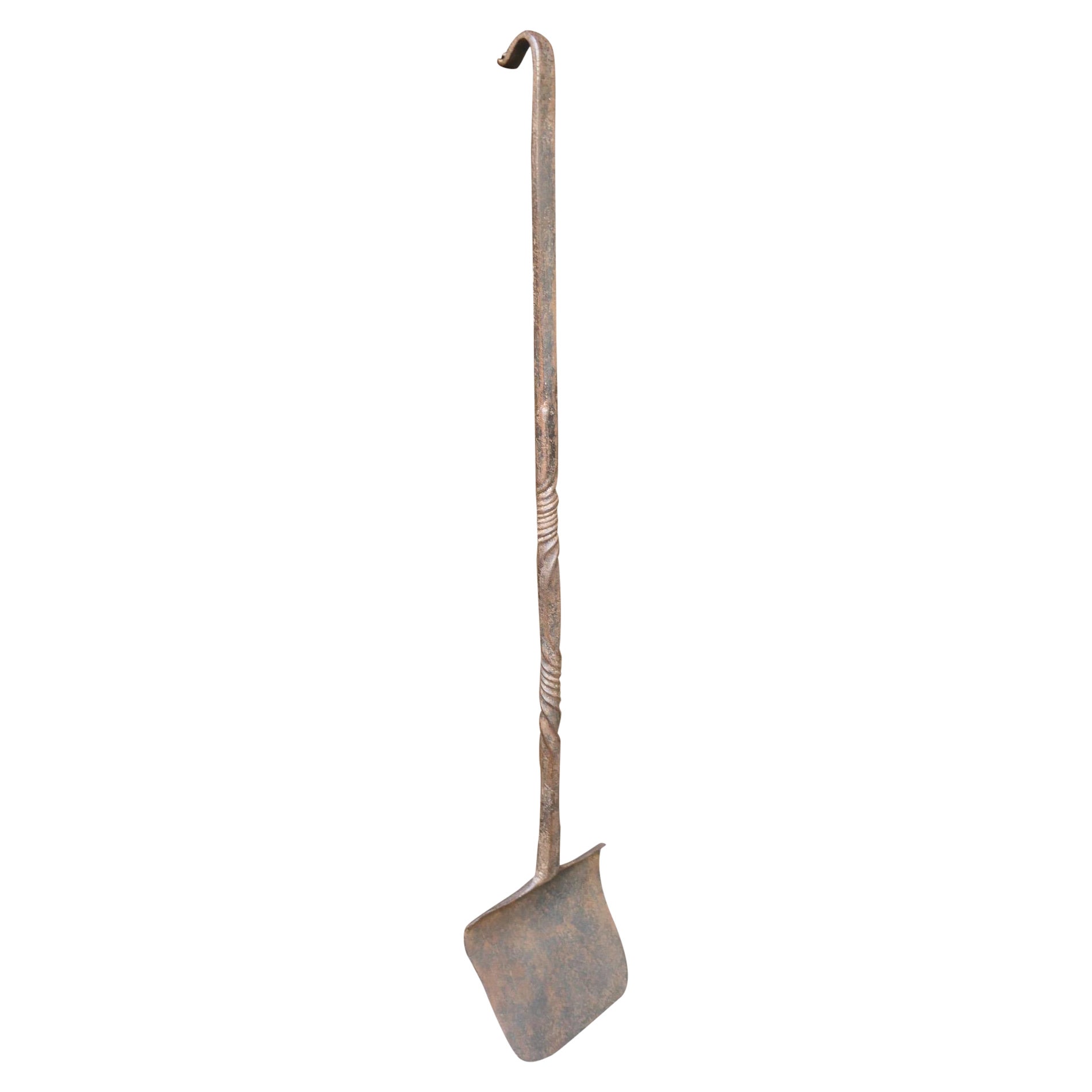 Large 18th Century French Fireplace Shovel or Fire Shovel