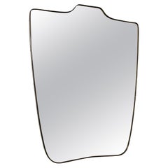 Miroir en laiton, Italie, années 1950.