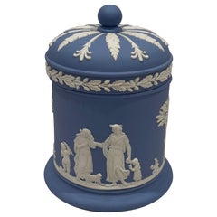 1955 Wedgwood Hellblaues Jaspis-Tabakglas aus Jaspisholz