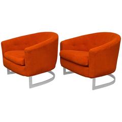 Club Chairs after Milo Baughman 5